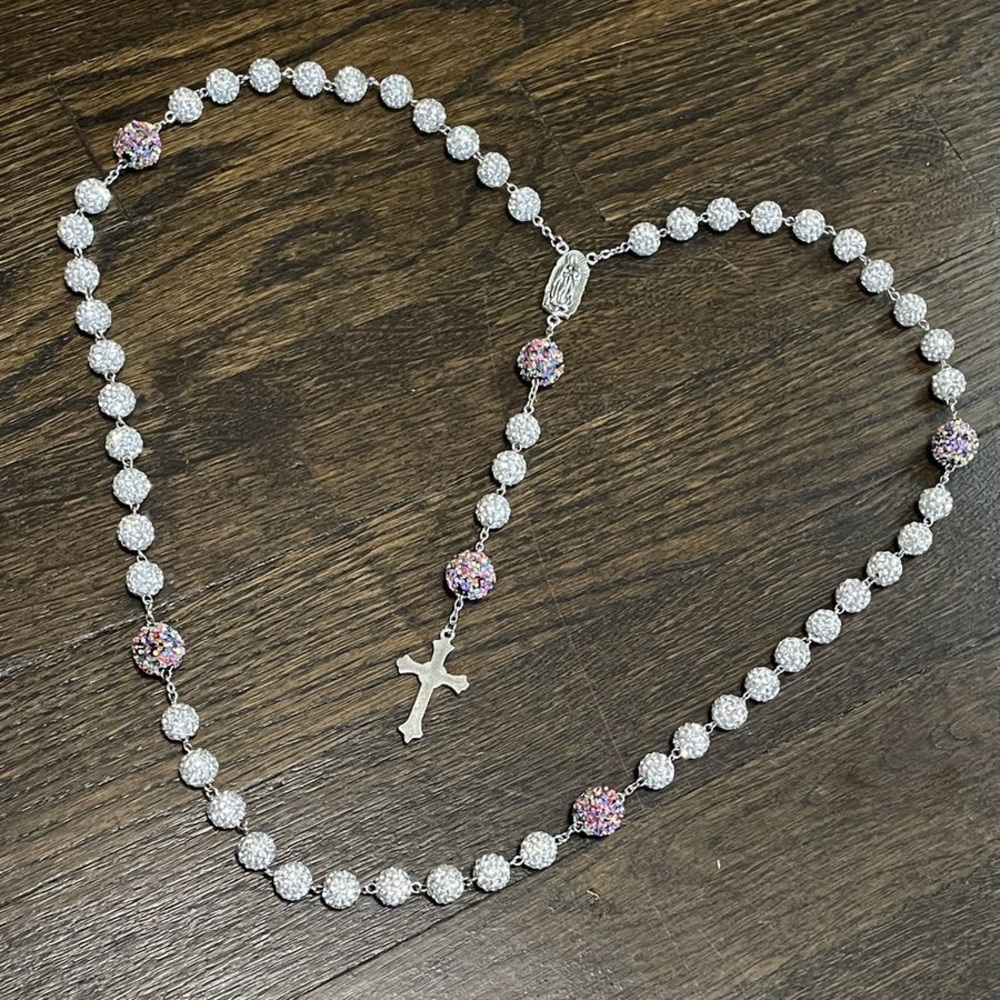 Multi color rosary (brand new)